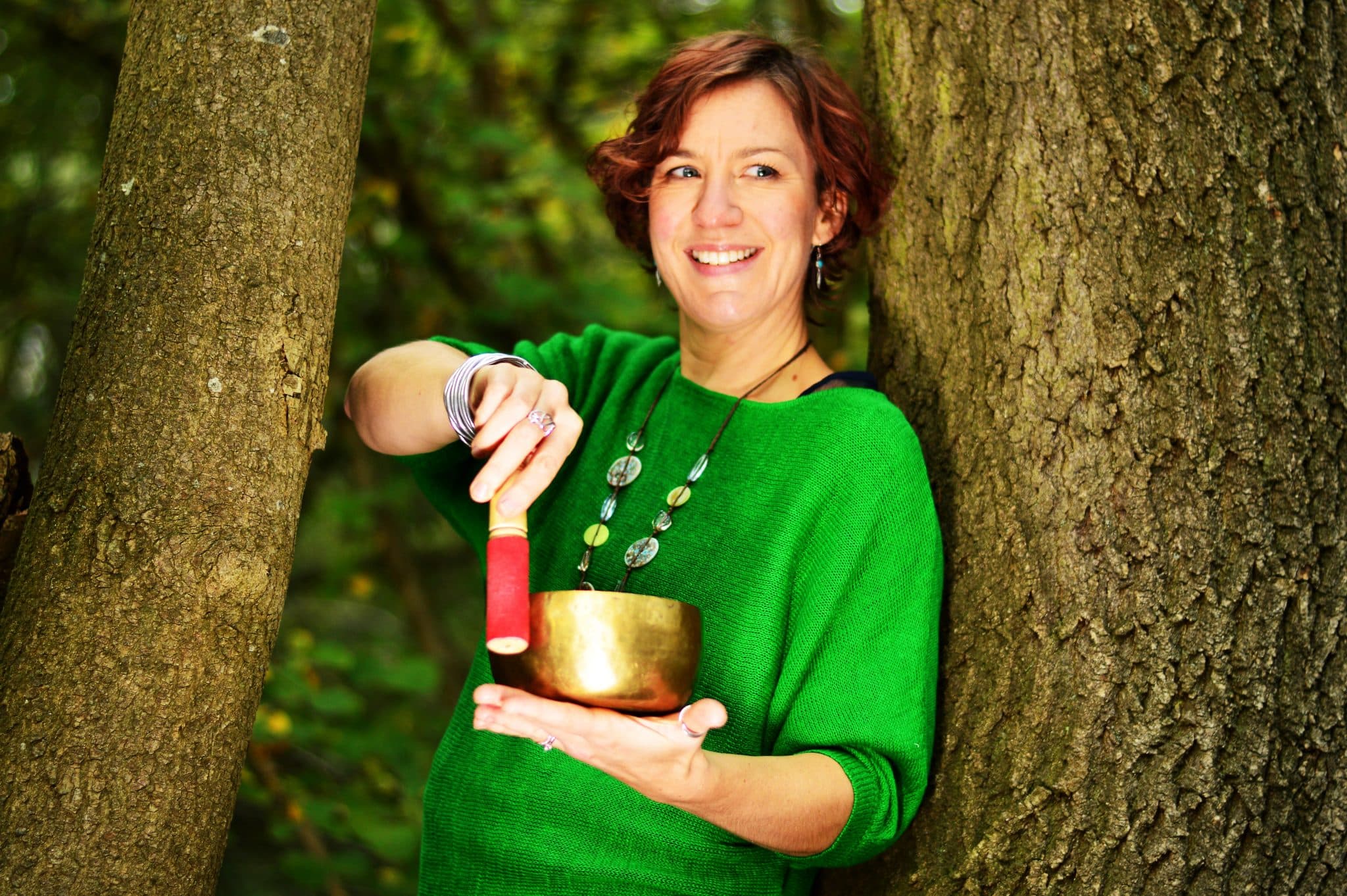 A singing bowl used for sound healing