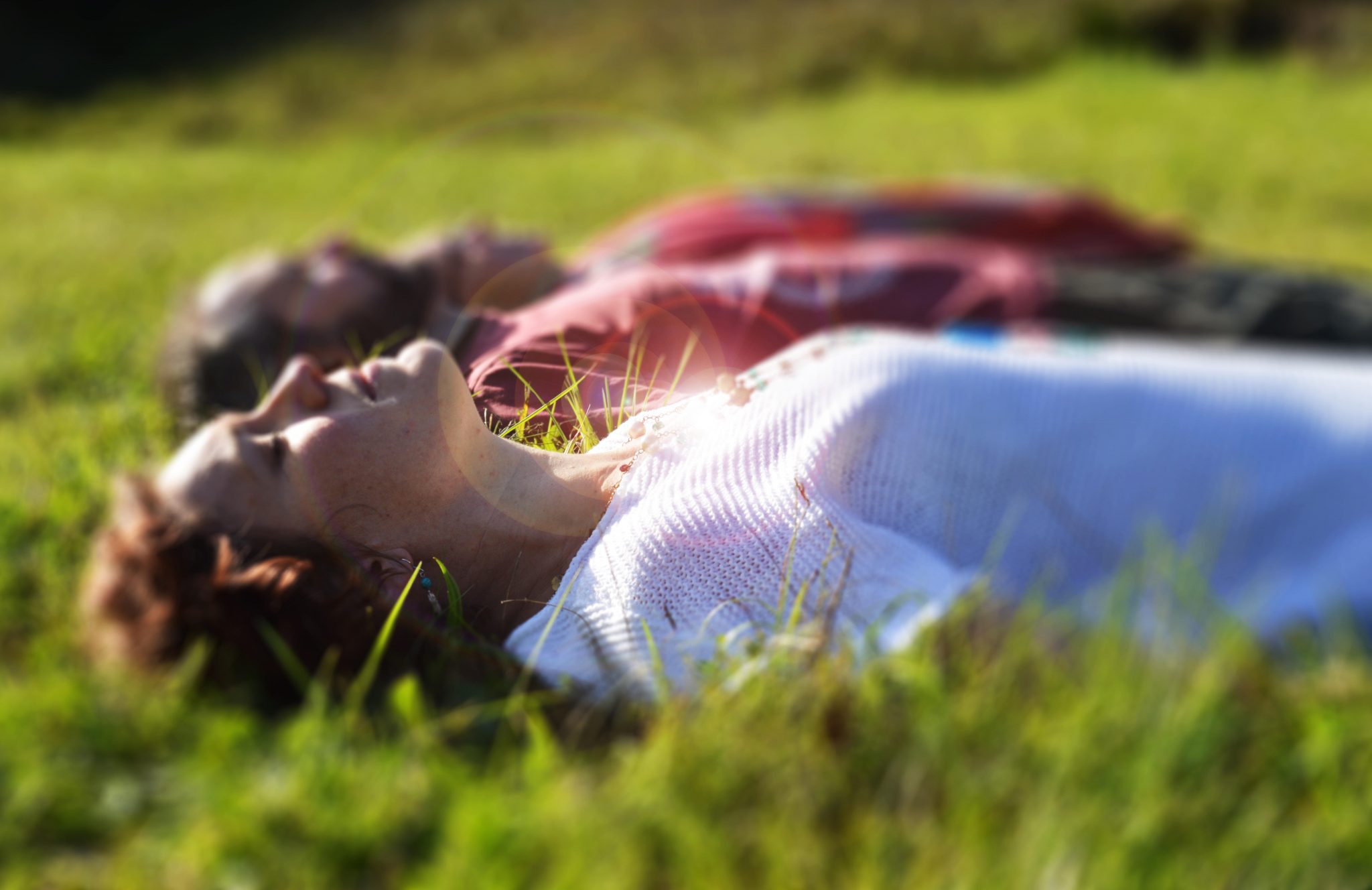 A lying-down guided meditation
