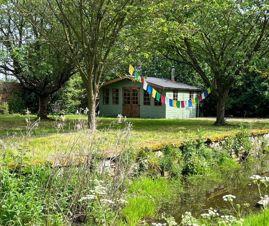 The shed at Langar, a peaceful retreat setting